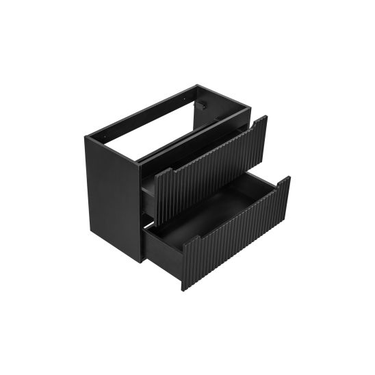 Set kast Comad Nova Black NOVA BLACK D2 82-80-2S, badkamerblad Comad Nova Black NOVA BLACK B 89-80