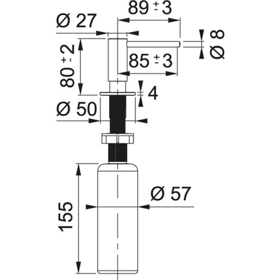Set stalen spoelbak Franke Maris 127.0544.021, keukenkraan Franke Smart Glenda 115.0747.474, 112.0717.084