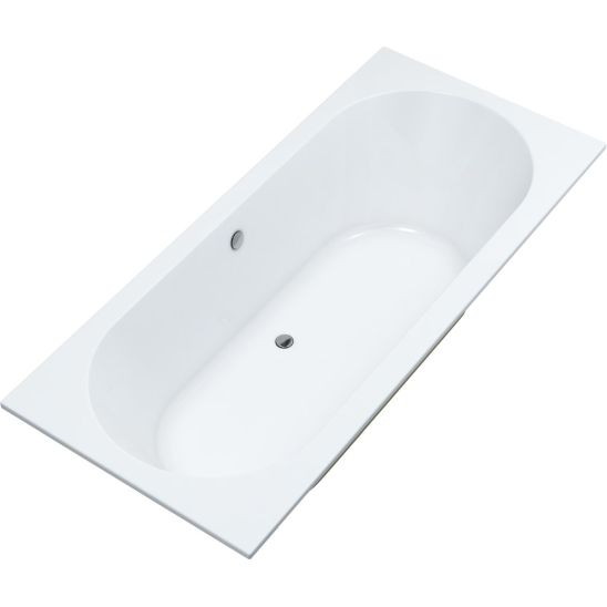 Set rechthoekig bad Oltens Lykke 10014000, badkuipsifon Oltens Oster 03001100