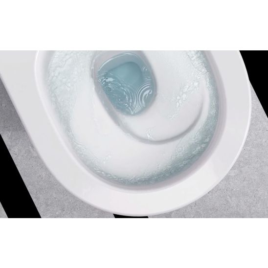 Set toiletpot met softclose toiletbril Laufen Lua H8660820000001, inbouwframe Laufen Ineo H9201140000001