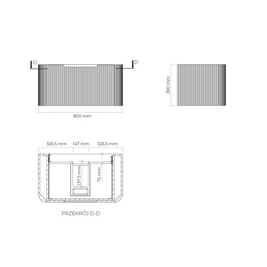 Set kast Oltens Hamnes 60023060, badkamerblad op kast Oltens Hamnes 63013060