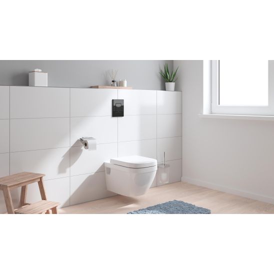 Set toiletpot met softclose toiletbril Grohe Bau Ceramic 39351000, inbouwframe Grohe Solido 38971000, 38966KV0