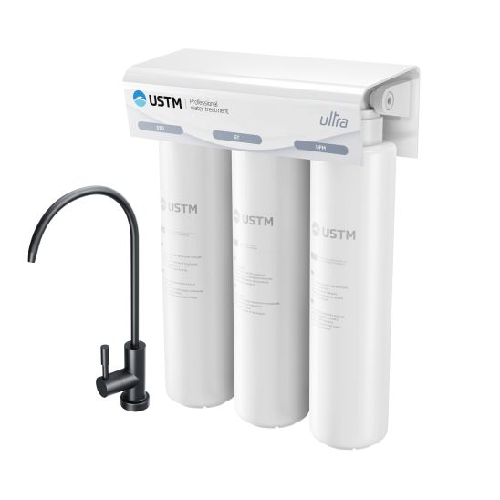 Set filter onder spoelbak USTM Ultra ULTRABLACKSTYLE, filterpatroon USTM Ultra ULTRAUFM, ULTRASTO, ULTRAST