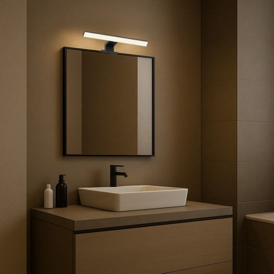 Set spiegel Dubiel Vitrum Luis 5905241012827, wandlamp Rabalux Loric 75024