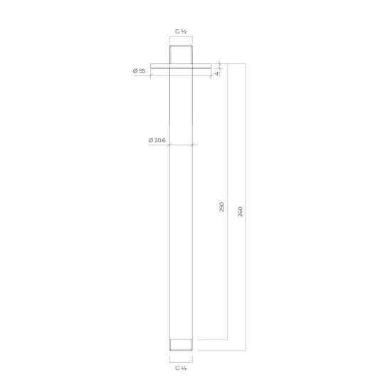 Set regendouche Oltens Vindel 37000800, douchearm Oltens Aera 39404800