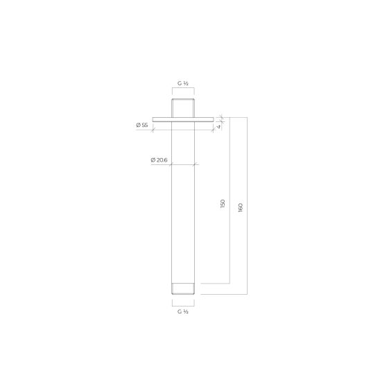 Set regendouche Oltens Atran 37004300, douchearm Oltens Aera 39405300
