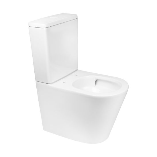 Set compacte toiletpot Oltens Jog 44500000, toiletbril Oltens Hamnes 45111000