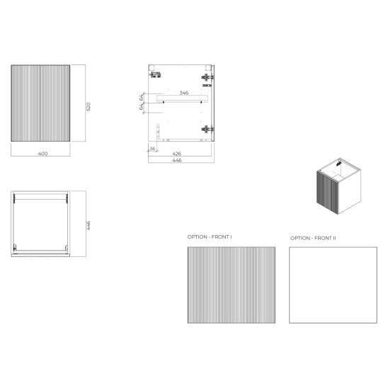 Set kast Oltens Lun Rilla 60027060, kast Oltens Lun Rilla 60026060, 63026000