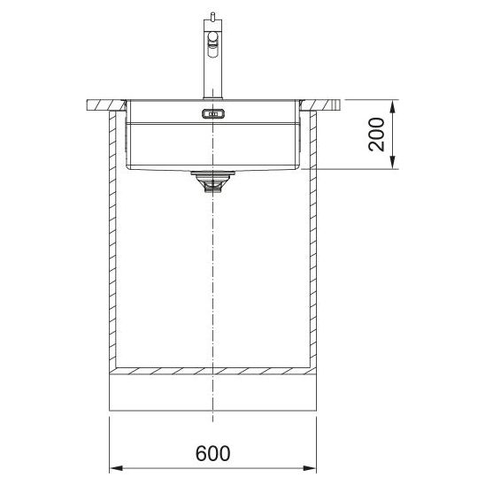 Set stalen spoelbak Franke Box 127.0749.858, keukenkraan Franke Smart Glenda 115.0747.475
