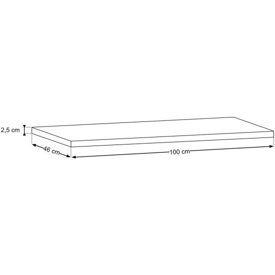 Set kast Comad Dorothy Ristretto DOROTHY RISTRETTO 82-100-46-2S, badkamerblad op kast Comad Dorothy Ristretto RISTRETTO 89-100-46 M
