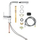 Set keukenkraan Grohe Minta 32168000, tectoniet spoelbak Franke Orion 114.0286.447