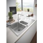 Set keukenkraan Grohe Minta 32168000, tectoniet spoelbak Franke Orion 114.0286.447