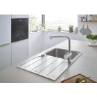 Set keukenkraan Grohe Minta 32168000, tectoniet spoelbak Franke Orion 114.0286.447