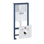 Set inbouwframe Grohe Rapid SL 38539001, spoelknop Grohe Surf 38574000