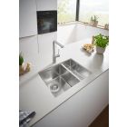 Set keukenkraan Grohe Essence 30270DC0, spoelbak van graniet Grohe K700 31653AP0, 40535DC0