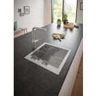 Set keukenkraan Grohe Essence 30270DC0, spoelbak van graniet Grohe K700 31653AP0, 40535DC0