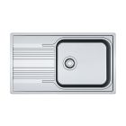 Set stalen spoelbak Franke Smart 101.0368.324, keukenkraan Ferro Zumba BZA4S