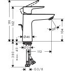 Set wastafelkraan Hansgrohe Talis E 71710000, douchekraan Hansgrohe Talis E 71765000, 26582400, 26457000