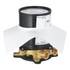 Set bad- en douchekraan Grohe Essence 23491001, vloermontage-element Grohe 45984001