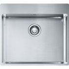Franke Box BXX 210-54 TL zlewozmywak 57x51 cm stalowy z baterią kuchenną Vital Semi-Pro czarny mat/stal (1270369295, 1200621313)