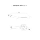 Set douchestang Oltens Alling 37300100, douchekop Oltens Motala Select 37101100, 37201100