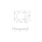 Set toiletpot Deante Anemon CDZ_6ZPW, toiletbril Deante Anemon CDZ_6ZOZ
