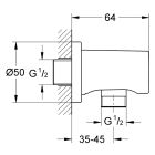 Set regendouche met arm Grohe Rainshower 26066GN0, bad- en douchekraan Grohe Grohtherm SmartControl 29119GN0, 26574GN0, 27057GN0, 27074GN0, 28362GL1