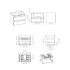 Set kast Oltens Vernal 60015400, kast Oltens Vernal 60000400, 63008000