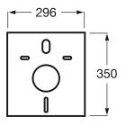 Set toiletpot met softclose toiletbril Roca Gap Square A34H472000, inbouwframe Roca Duplo One A890070020, A890189206, A890063000