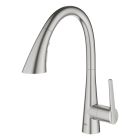 Set keukenkraan Grohe Zedra 32294DC2, spoelbak van graniet Grohe K700 31654AP0, 40535DC0