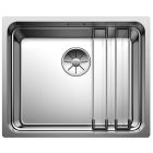 Set stalen spoelbak Blanco Etagon 500-U 521841, keukenkraan Oltens Skafta 35206100