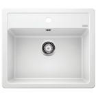 Set spoelbak van graniet Blanco Legra 6 523334, keukenkraan Blanco Mida 519418