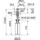 Set keukenkraan Franke Lina 115.0693.229, vloeistofdispenser Franke Comfort 119.0584.065