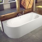 Set badkuipbehuizing Besco Avita OAV-160-NSR, hoekbad Besco Avita #WAV-160-NP