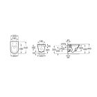 Set toiletpot met softclose toiletbril Roca Gap Round A34H0N8000, inbouwframe Roca Duplo One A890070020, A890189206, A890063000
