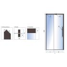 Set douchedeur Rea Rapid Slide REA-K6404, douchewand Rea Rapid REA-K6421