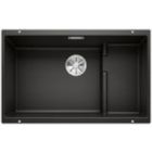 Set spoelbak van graniet Blanco Subline 700-U Level 526004, keukenkraan Blanco Catris-S Flexo 525793