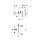 Set douchekraan Grohe Start 24208002, doucheset Grohe Vitalio Start 27942001