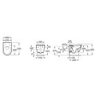 Set toiletpot Roca Ona A346687000, inbouwframe Roca Duplo One A890070020, A801E12001, A890195000, A890063000