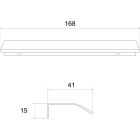 Set kast Excellent Blanko MLEX.6301.490.GN, wastafel Excellent Blanko CENL.6317.500.WH, MLEX.6303.SET.BL
