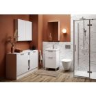 Set kast Cersanit City S584-017-DSM, badkamerblad Cersanit Moduo S590-022, S599-0162, S584-034