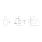 Set toiletpot Oltens Hamnes 42021000, toiletbril Oltens Hamnes 45109000