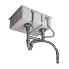 Set stalen spoelbak Oltens Stalvask 71102300, keukenkraan Oltens Myvat 35205800