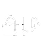 Set stalen spoelbak Oltens Stalvask 71200100, keukenkraan Oltens Litla 35204300