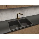 Set stalen spoelbak Grohe K700 31574SD1, keukenkraan Oltens Myvat 35205800