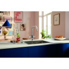 Set waterfilterkraan Grohe Blue 30595000, filter onder spoelbak Grohe Blue 40438001
