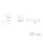 Set bad- en douchekraan Villeroy & Boch Universal Taps & Fittings TVD000653000K5, regendouche Villeroy & Boch Universal Showers TVC000002000K5, TVS109007000K5, TVD00065100000, TVC000454530K5, TVC000457000K5
