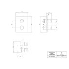 Set bad- en douchekraan Villeroy & Boch Universal Taps & Fittings TVD000653000K5, regendouche Villeroy & Boch Universal Showers TVC000001000K5, TVS109007000K5, TVD00065100000, TVC000453510K5, TVC000456000K5