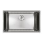 Set stalen spoelbak Oltens Hydda 71105100, reinigingsmiddel voor stalen spoelbakken Oltens NanoClean 89600000