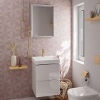 Set kast Hansgrohe Xelu Q 54020000, wastafel Hansgrohe Xelu Q 61012450